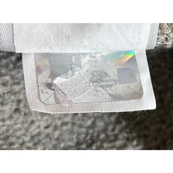 THE NORTH FACE Women's Furry Fleece Full Zip Jacket Gray Small Gorpcore Outdoor - Picture 11 of 11